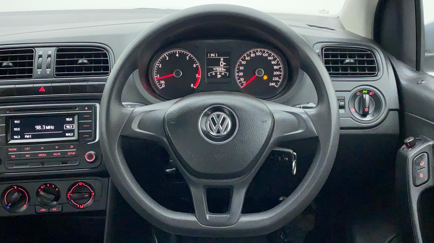 2018 Volkswagen Ameo COMFORTLINE 1.0L, Petrol, Manual, 47,592 km, Steering Wheel Close Up