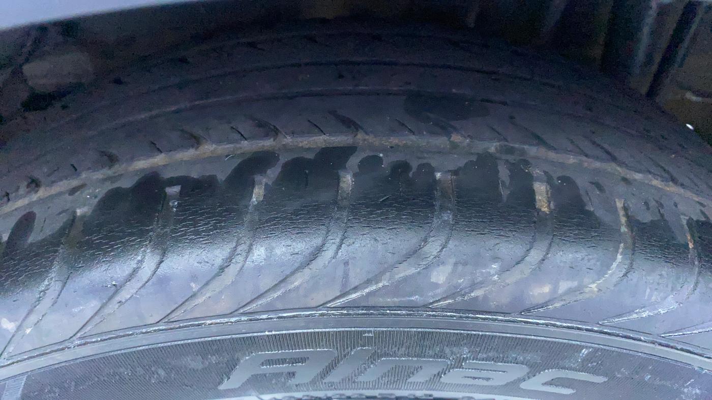 2021 Tata Tiago XZA PETROL, Petrol, Automatic, 40,223 km, Left Rear Tyre Tread