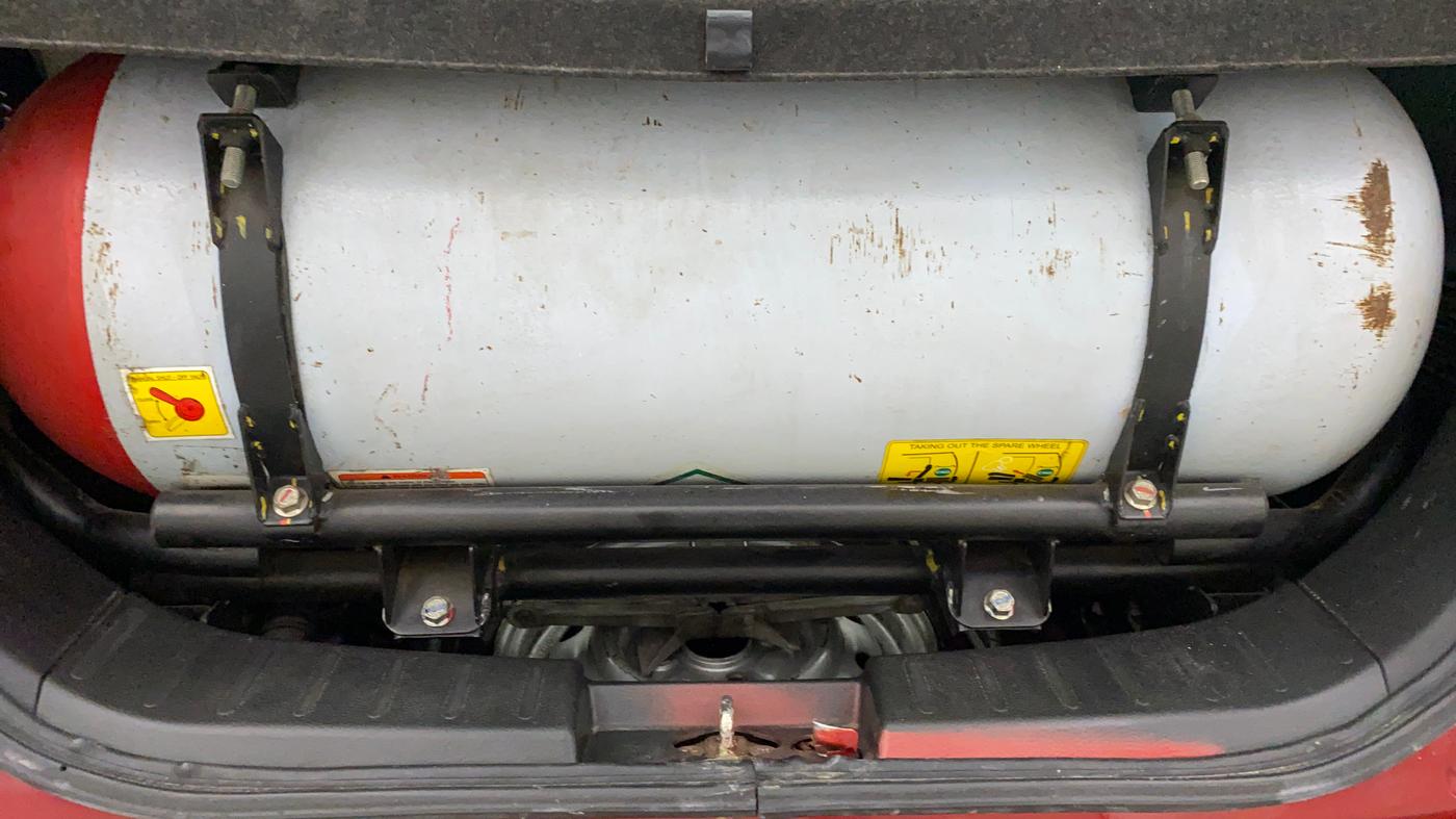 2014 Maruti Wagon R 1.0 LXI CNG, CNG, Manual, 55,726 km, Boot Inside
