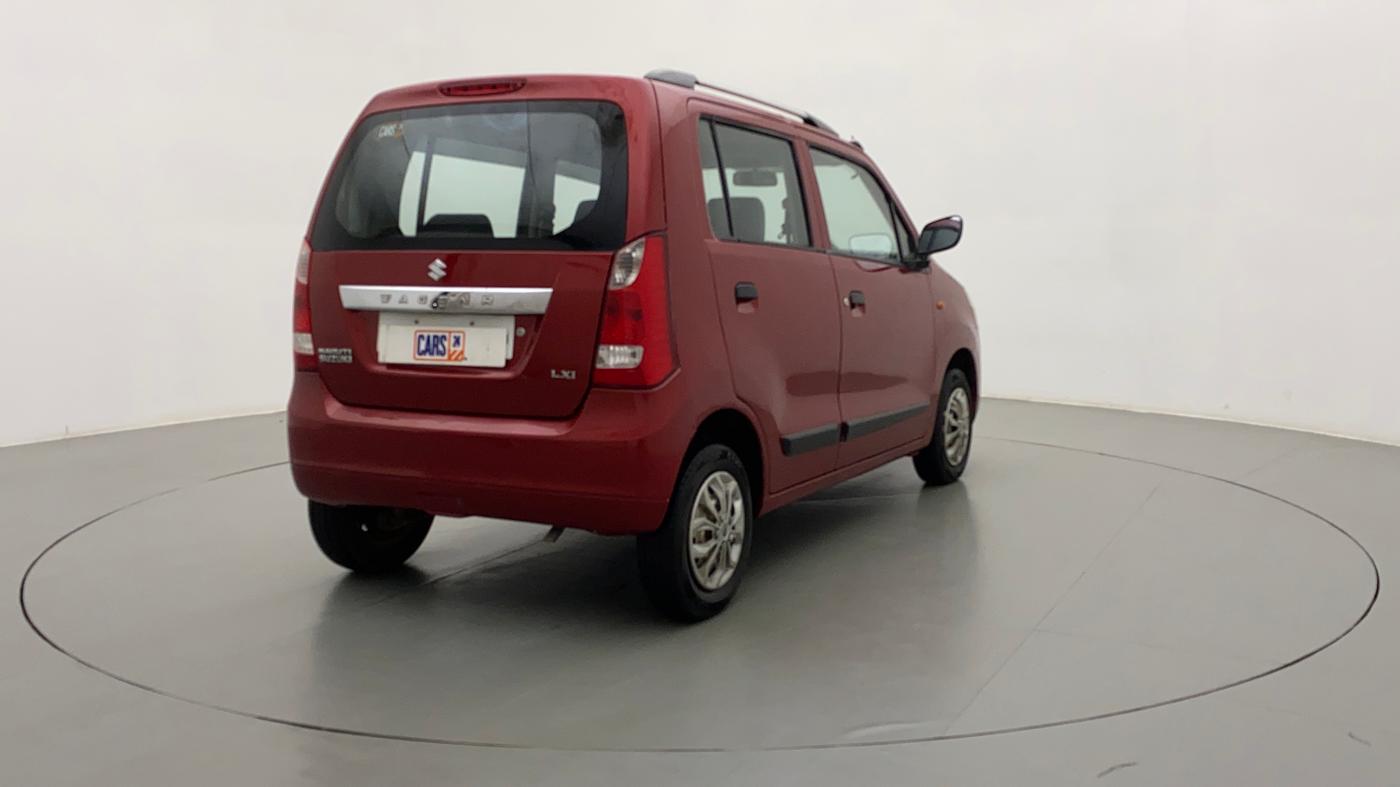 2014 Maruti Wagon R 1.0 LXI CNG, CNG, Manual, 55,726 km, Right Back Diagonal