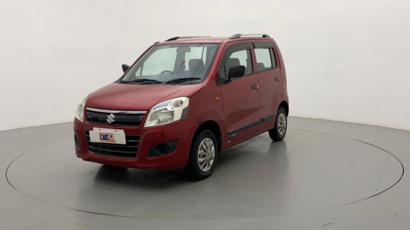 2014 Maruti Wagon R 1.0 LXI CNG, CNG, Manual, 55,726 km, Left Front Diagonal