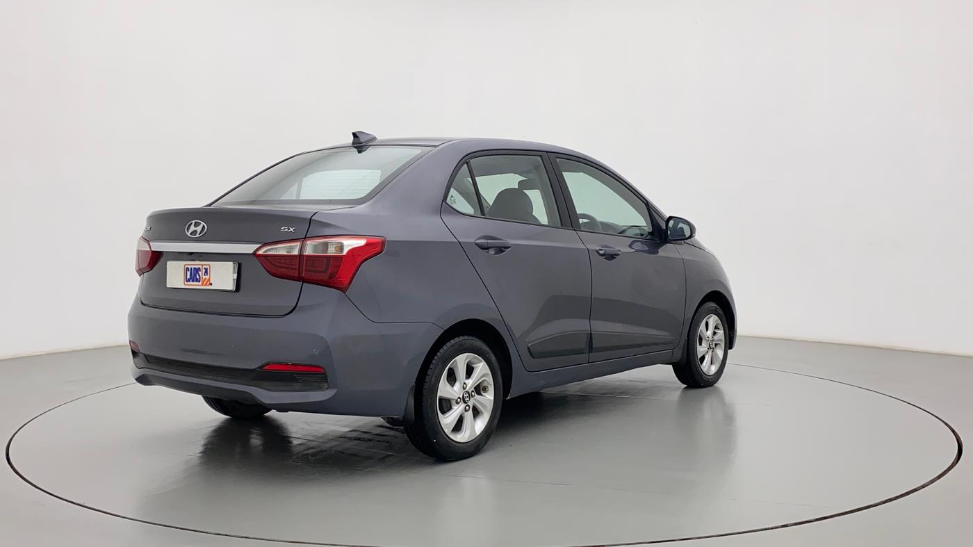 2017 Hyundai Xcent SX 1.2, Petrol, Manual, 1,10,011 km, Right Back Diagonal