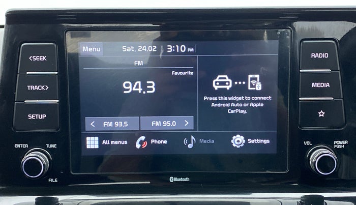 2021 KIA SELTOS HTK PLUS 1.5, Petrol, Manual, 31,348 km, Infotainment System