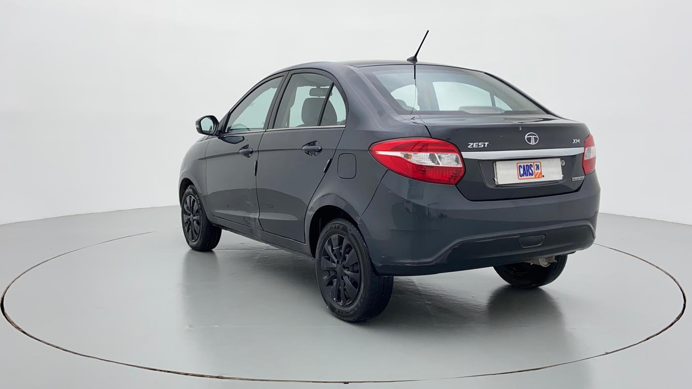 2015 Tata Zest XM PETROL, Petrol, Manual, 83,290 km, Left Back Diagonal