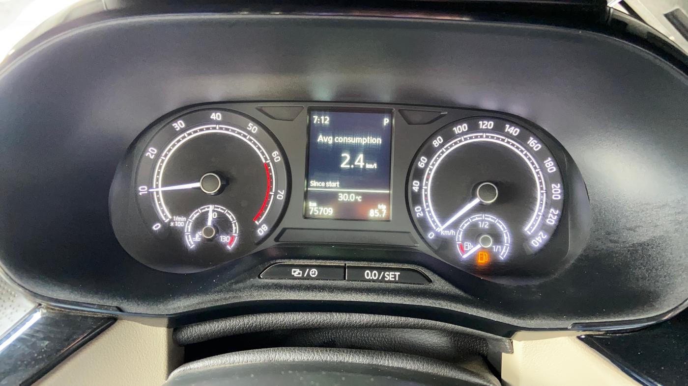 2023 Skoda SLAVIA AMBITION 1.0L TSI AT, Petrol, Automatic, 75,687 km, Odometer Image