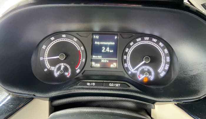 2023 Skoda SLAVIA AMBITION 1.0L TSI AT, Petrol, Automatic, 75,687 km, Odometer Image