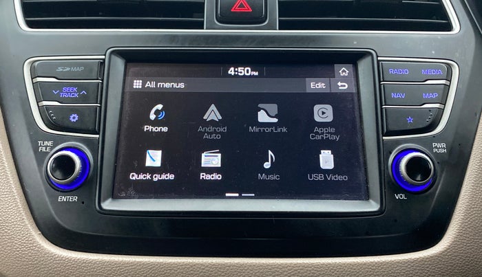 2019 Hyundai Elite i20 ASTA (O) CVT, Petrol, Automatic, 48,934 km, Infotainment System