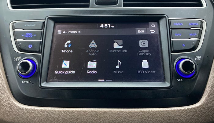 2019 Hyundai Elite i20 ASTA (O) CVT, Petrol, Automatic, 48,934 km, Touchscreen Infotainment System