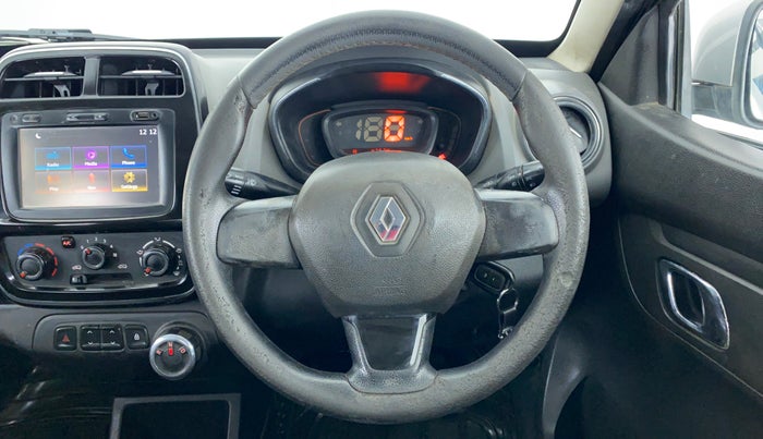 2018 Renault Kwid RXT 1.0 EASY-R AT OPTION, Petrol, Automatic, 47,773 km, Steering Wheel Close Up