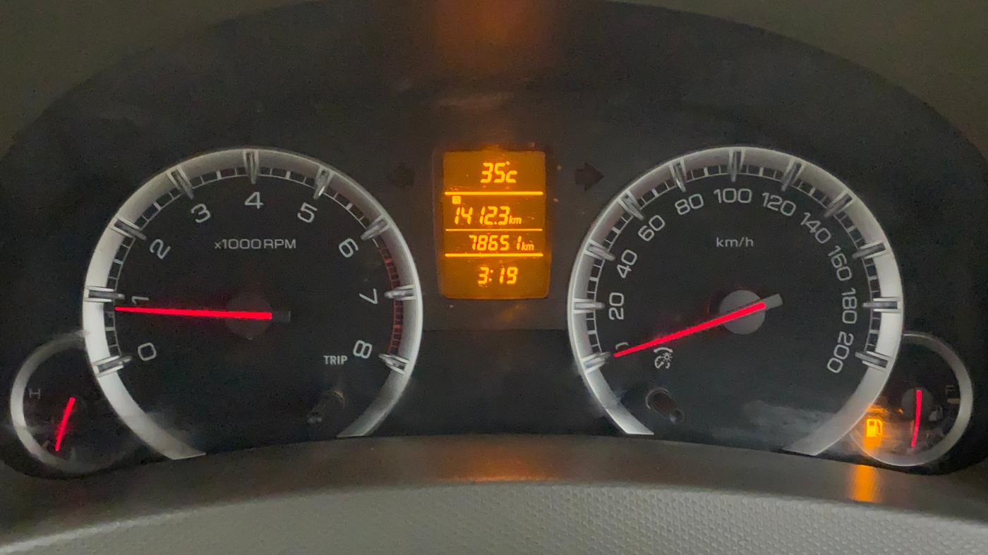 2014 Maruti Ertiga ZXI, Petrol, Manual, 78,873 km, Odometer Image