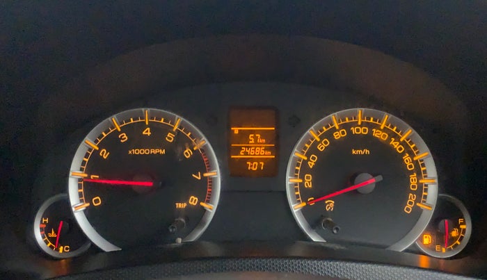 2012 Maruti Swift Dzire VXI, Petrol, Manual, 24,695 km, Odometer Image