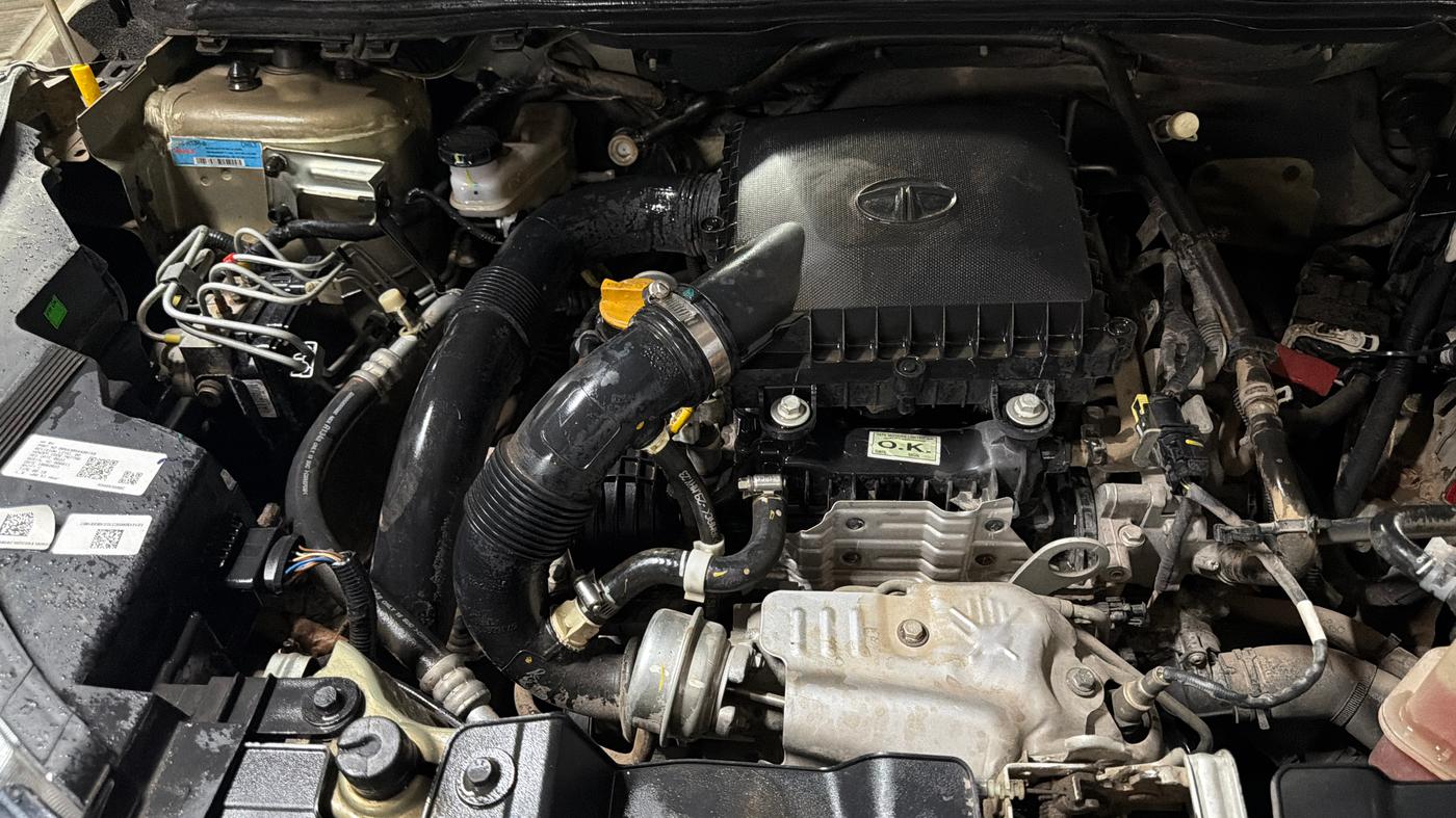 2023 Tata NEXON XZA PLUS LUX SUNROOF KAZIRANGA PETROL, Petrol, Automatic, 21,191 km, Engine View - Right