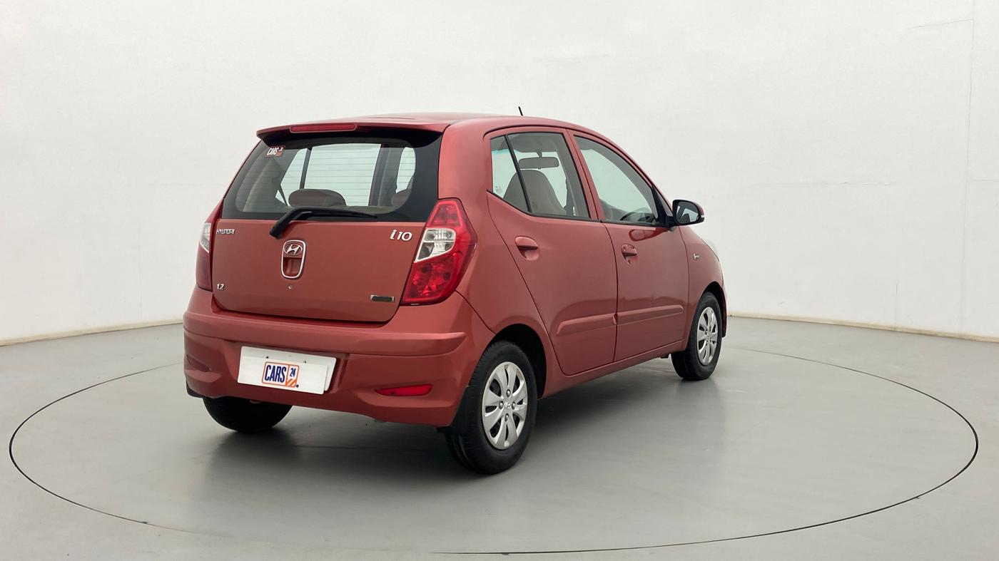 2011 Hyundai i10 SPORTZ 1.2, Petrol, Manual, 75,300 km, Right Back Diagonal