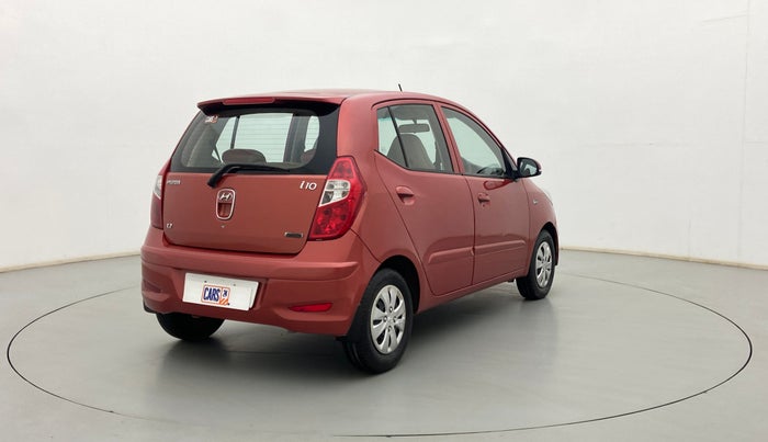 2011 Hyundai i10 SPORTZ 1.2, Petrol, Manual, 75,300 km, Right Back Diagonal