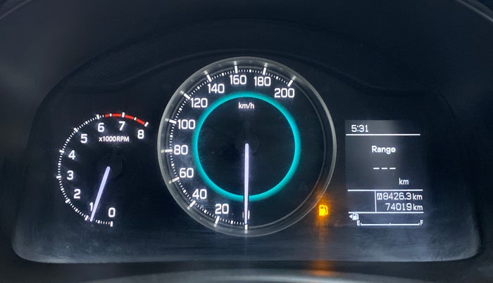 2017 Maruti IGNIS DELTA 1.2, Petrol, Manual, 74,019 km, Odometer Image