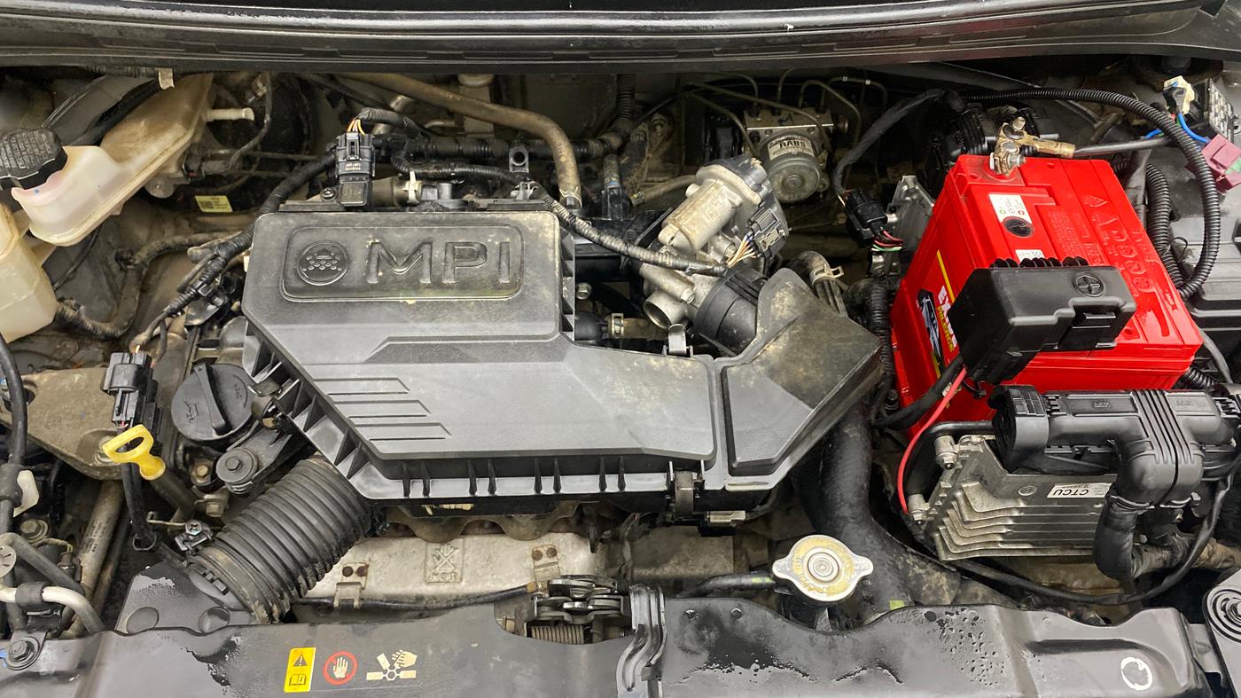 2019 Hyundai NEW SANTRO SPORTZ AMT, Petrol, Automatic, 72,495 km, Engine View