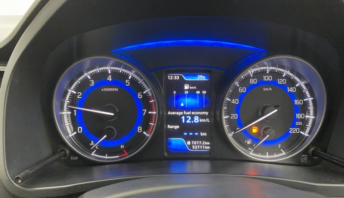 2020 Toyota Glanza G, Petrol, Manual, 52,706 km, Odometer Image