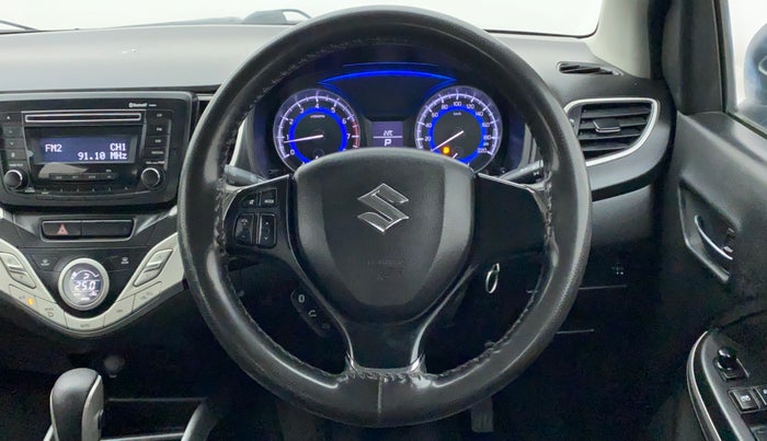 2017 Maruti Baleno DELTA CVT PETROL 1.2, Petrol, Automatic, 39,809 km, Steering Wheel Close Up