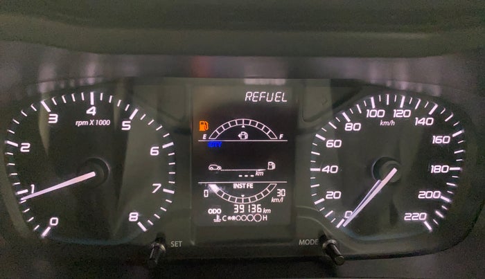 2020 Tata ALTROZ XT PETROL, Petrol, Manual, 39,114 km, Odometer Image
