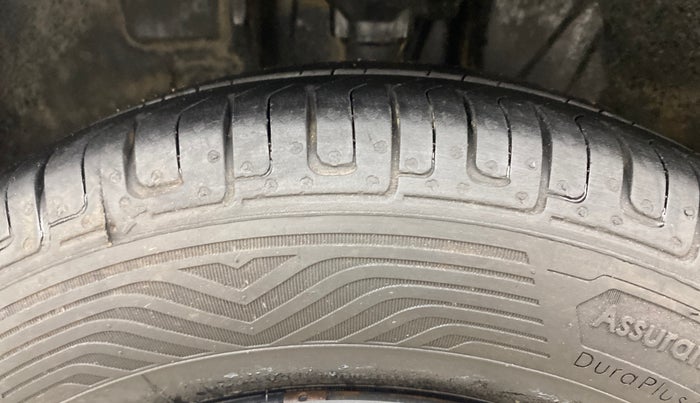 2017 Datsun Redi Go T (O), Petrol, Manual, 77,322 km, Left Front Tyre Tread