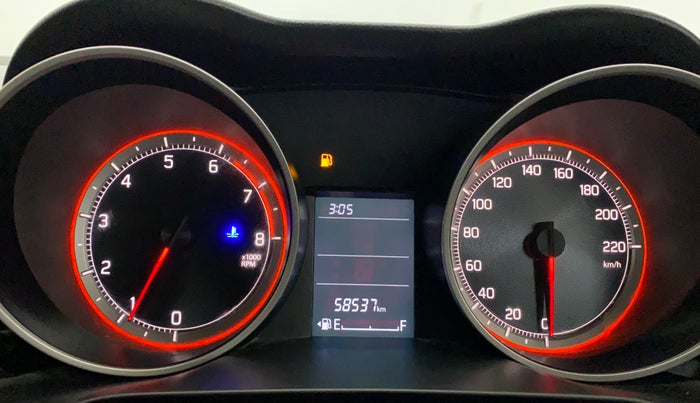 2018 Maruti Swift VXI, Petrol, Manual, 58,526 km, Odometer Image