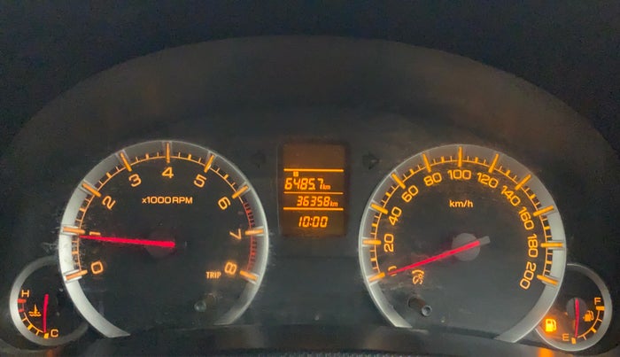 2013 Maruti Swift VXI D, Petrol, Manual, 36,750 km, Odometer Image