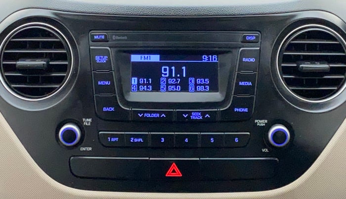 2018 Hyundai Grand i10 MAGNA 1.2 KAPPA VTVT, Petrol, Manual, 40,593 km, Infotainment System