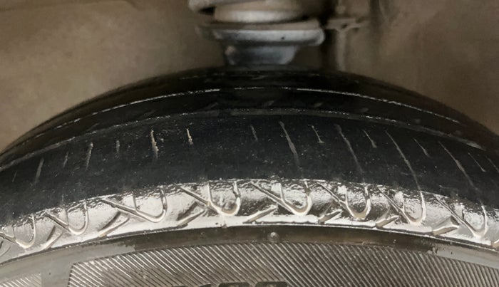 2014 Maruti Alto K10 VXI AMT, Petrol, Automatic, 84,734 km, Left Front Tyre Tread