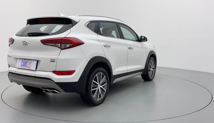 2017 Hyundai Tucson 4WD AT GLS DIESEL, Diesel, Automatic, 72,884 km, Right Back Diagonal