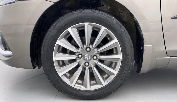 2020 Maruti Ciaz ALPHA 1.5 MT VTVT SHVS, Petrol, Manual, 86,290 km, Left Front Wheel