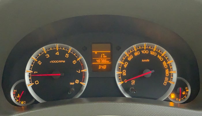 2013 Maruti Ertiga VXI, Petrol, Manual, 47,009 km, Odometer Image