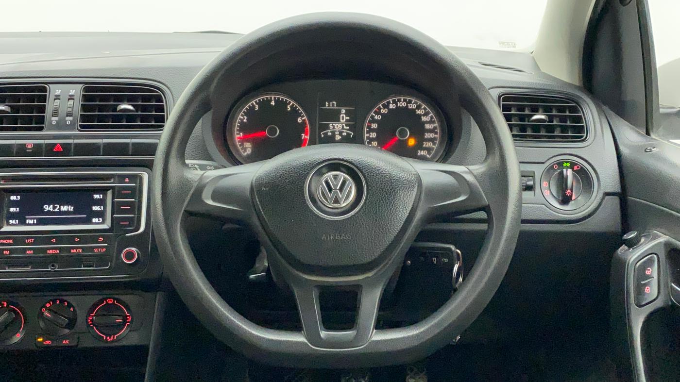 2017 Volkswagen Polo COMFORTLINE 1.2L, Petrol, Manual, 57,238 km, Steering Wheel Close Up