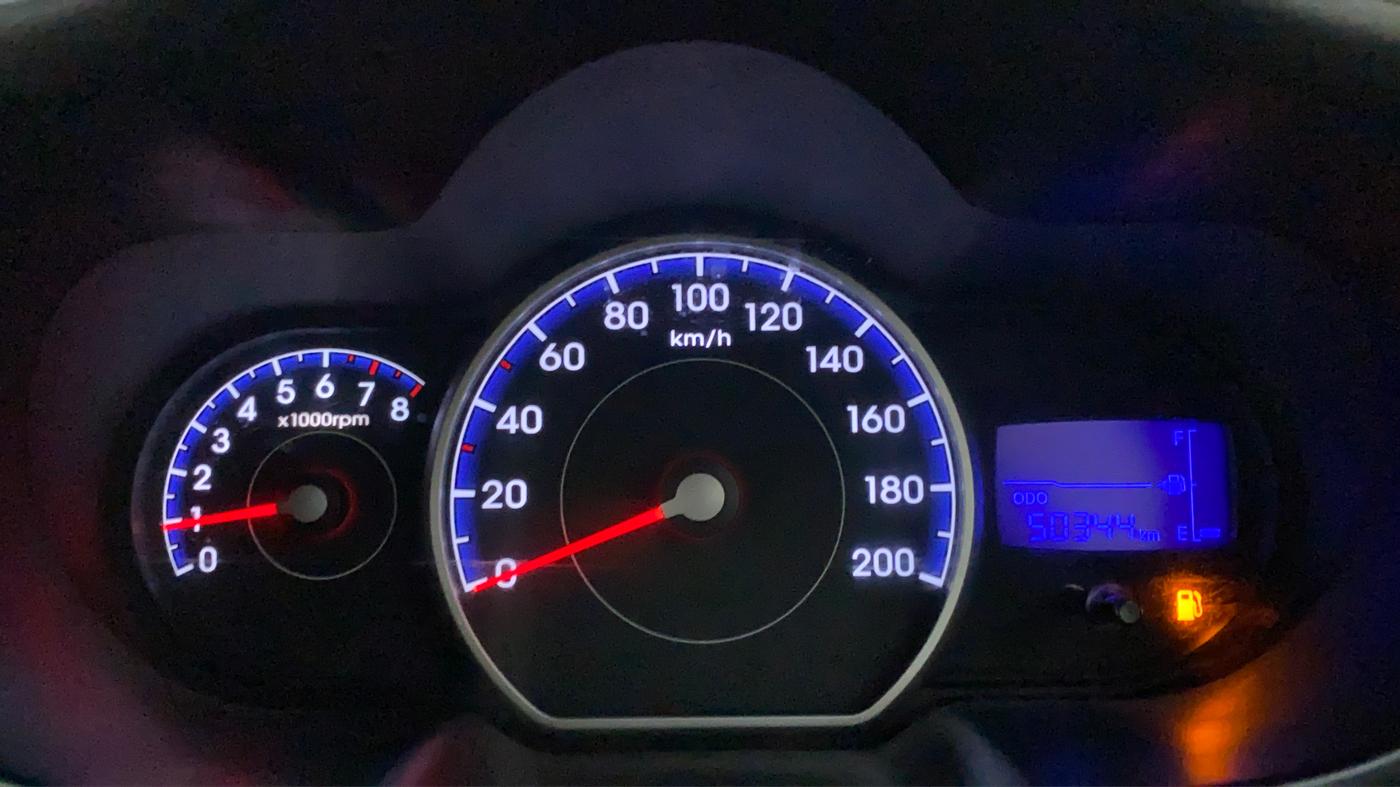 2011 Hyundai i10 SPORTZ 1.2, Petrol, Manual, 50,415 km, Odometer Image