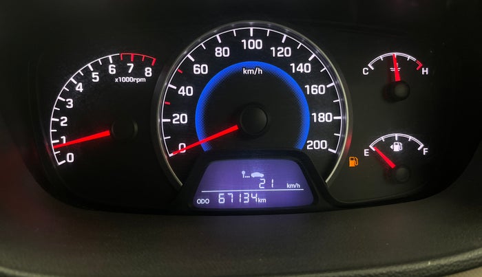 2016 Hyundai Grand i10 SPORTZ 1.2 KAPPA VTVT, Petrol, Manual, 67,082 km, Odometer Image