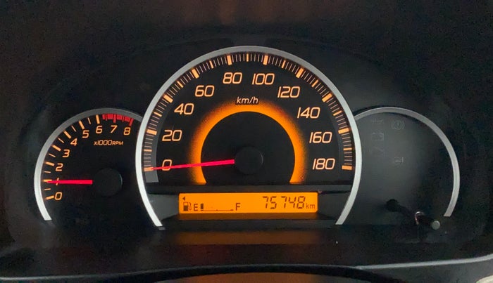 2015 Maruti Wagon R 1.0 VXI, CNG, Manual, 75,748 km, Odometer Image
