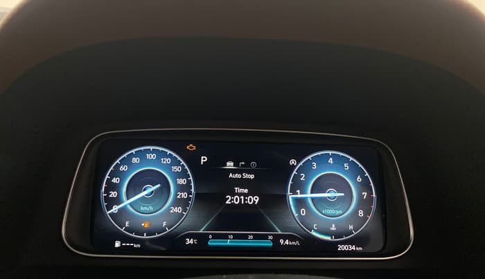 2023 Hyundai ALCAZAR 1.5 SIGNATURE (O) TURBO DCT 7, Petrol, Automatic, 20,034 km, Odometer Image