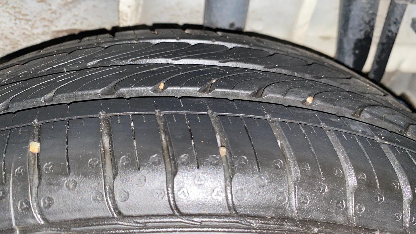 2022 Tata TIAGO NRG XZ AMT, Petrol, Automatic, 7,843 km, Left Rear Tyre Tread