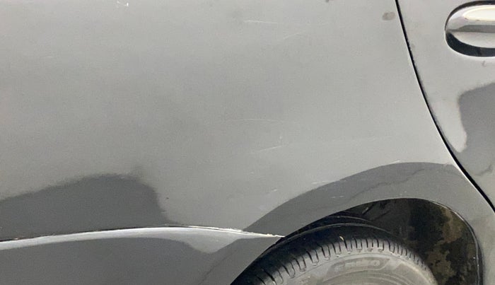 2011 Toyota Etios V, Petrol, Manual, 72,416 km, Right quarter panel - Slightly rusted
