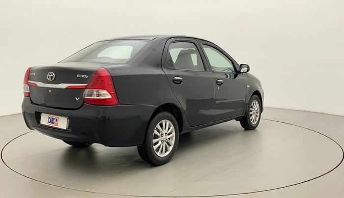2011 Toyota Etios V, Petrol, Manual, 72,416 km, Right Back Diagonal