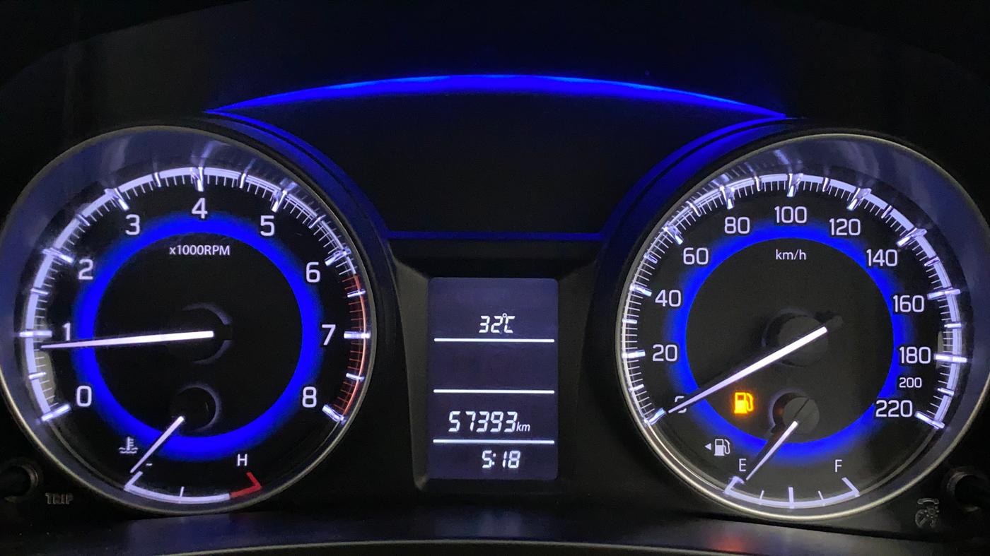 2017 Maruti Baleno DELTA PETROL 1.2, Petrol, Manual, 57,471 km, Odometer Image