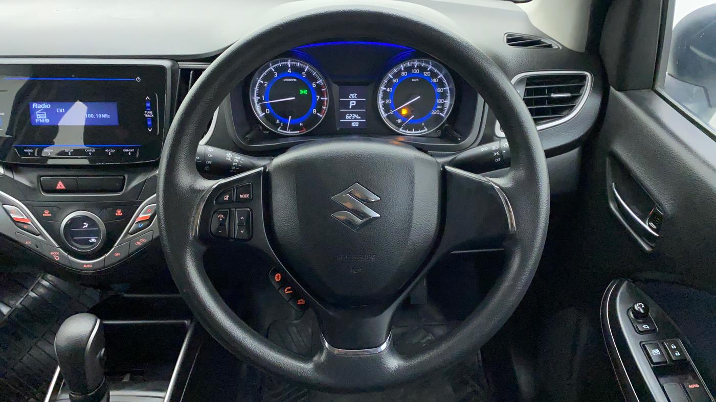 2020 Maruti Baleno DELTA 1.2 K12 AT, Petrol, Automatic, 6,403 km, Steering Wheel Close Up