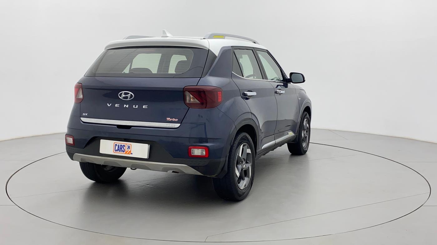 2021 Hyundai VENUE SX 1.0 TURBO IMT, Petrol, Manual, 36,735 km, Right Back Diagonal