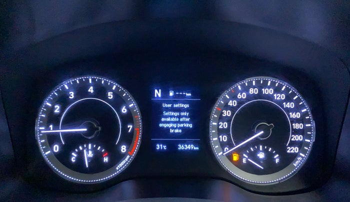 2021 Hyundai VENUE SX 1.0 TURBO IMT, Petrol, Manual, 36,735 km, Odometer Image