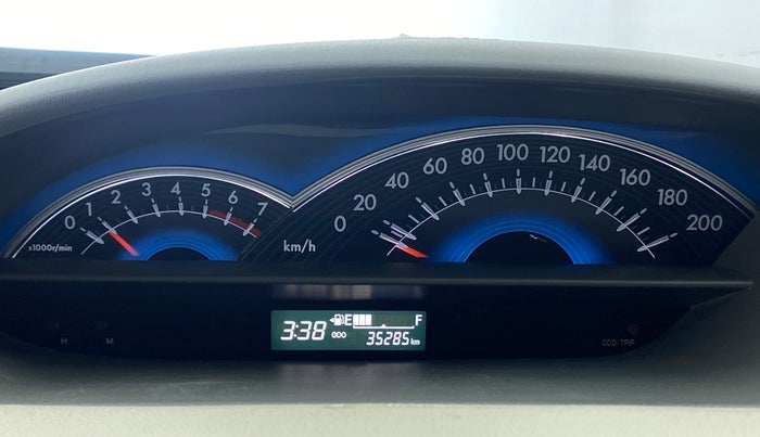 2015 Toyota Etios Liva D-4D VXD, Diesel, Manual, 35,320 km, Odometer Image