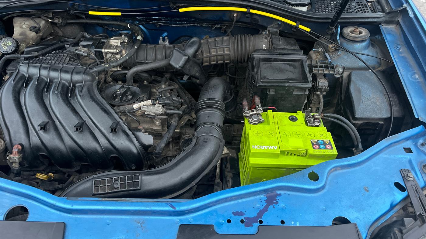 2019 Renault Duster RXS OPT CVT, Petrol, Automatic, 1,00,852 km, Engine View - Left