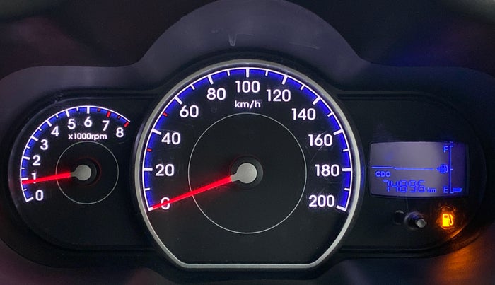 2011 Hyundai i10 SPORTZ 1.2, Petrol, Manual, 74,895 km, Odometer Image