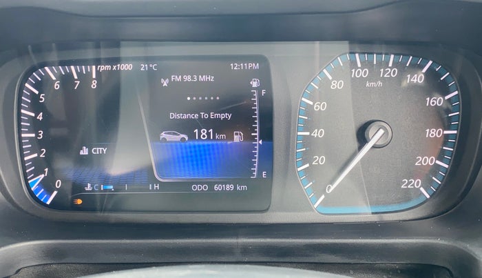 2020 Tata ALTROZ XZ PETROL, Petrol, Manual, 60,152 km, Odometer Image