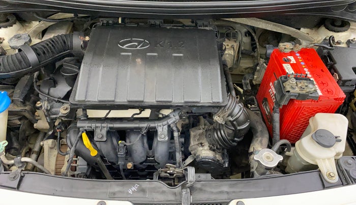 2014 Hyundai Grand i10 ASTA (O) 1.2 KAPPA VTVT, Petrol, Manual, 88,679 km, Engine View