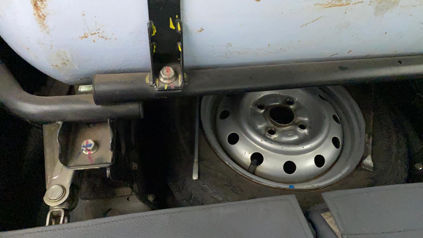 2015 Maruti Wagon R 1.0 LXI CNG, CNG, Manual, 1,03,344 km, Spare Tyre
