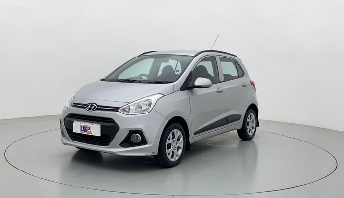 2016 Hyundai Grand i10 SPORTZ 1.2 KAPPA VTVT, Petrol, Manual, 38,309 km, Left Front Diagonal